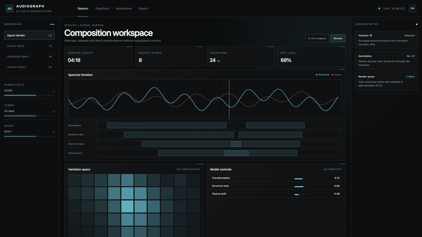 AUDIOGRAPH — кейс FORTHARK
